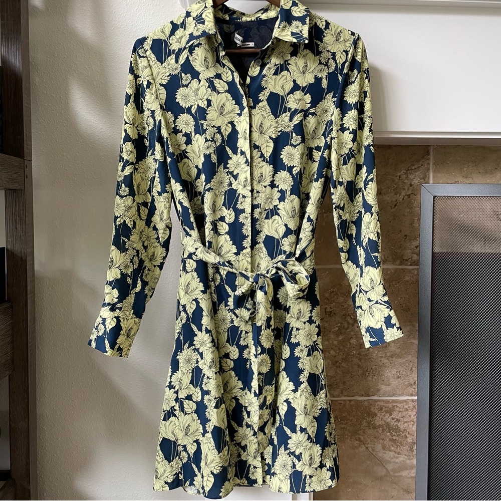 ❌ NO LONGER AVAILABLE | Jason Wu Silk Floral Shirtdress, Size 4